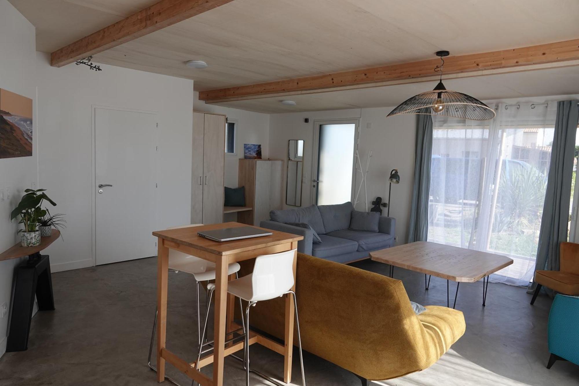 Maison Bois, Les Conches 10 Pers Longeville-sur-Mer Exterior foto